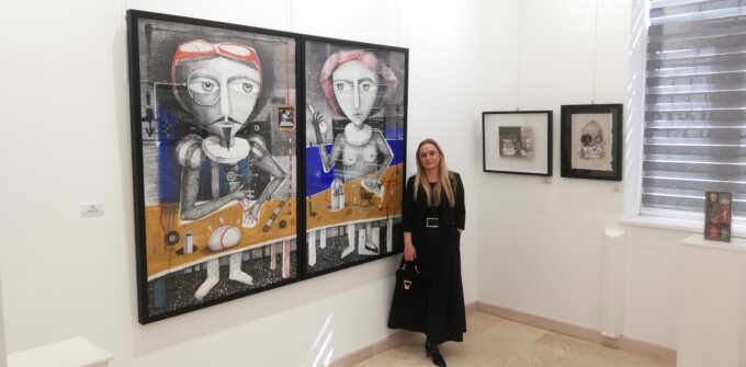 セルビア人アーティスト、スネジャナ・ペトロヴィッチさんの作品が展示されます