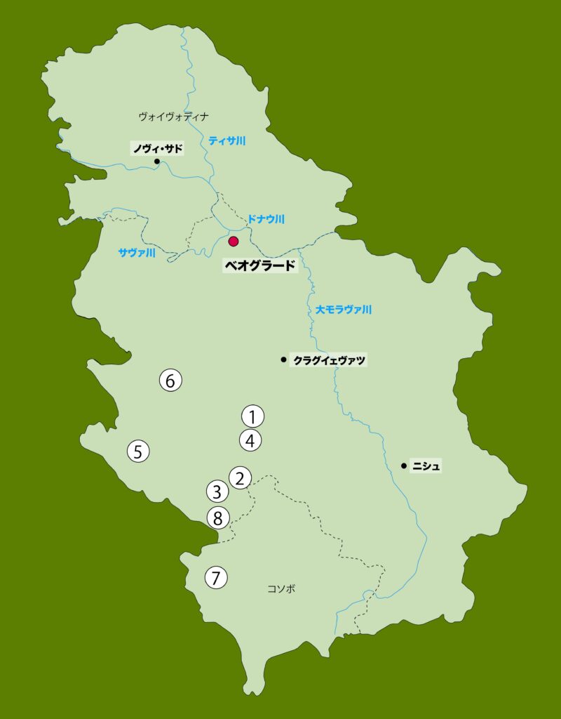 セルビアの修道院